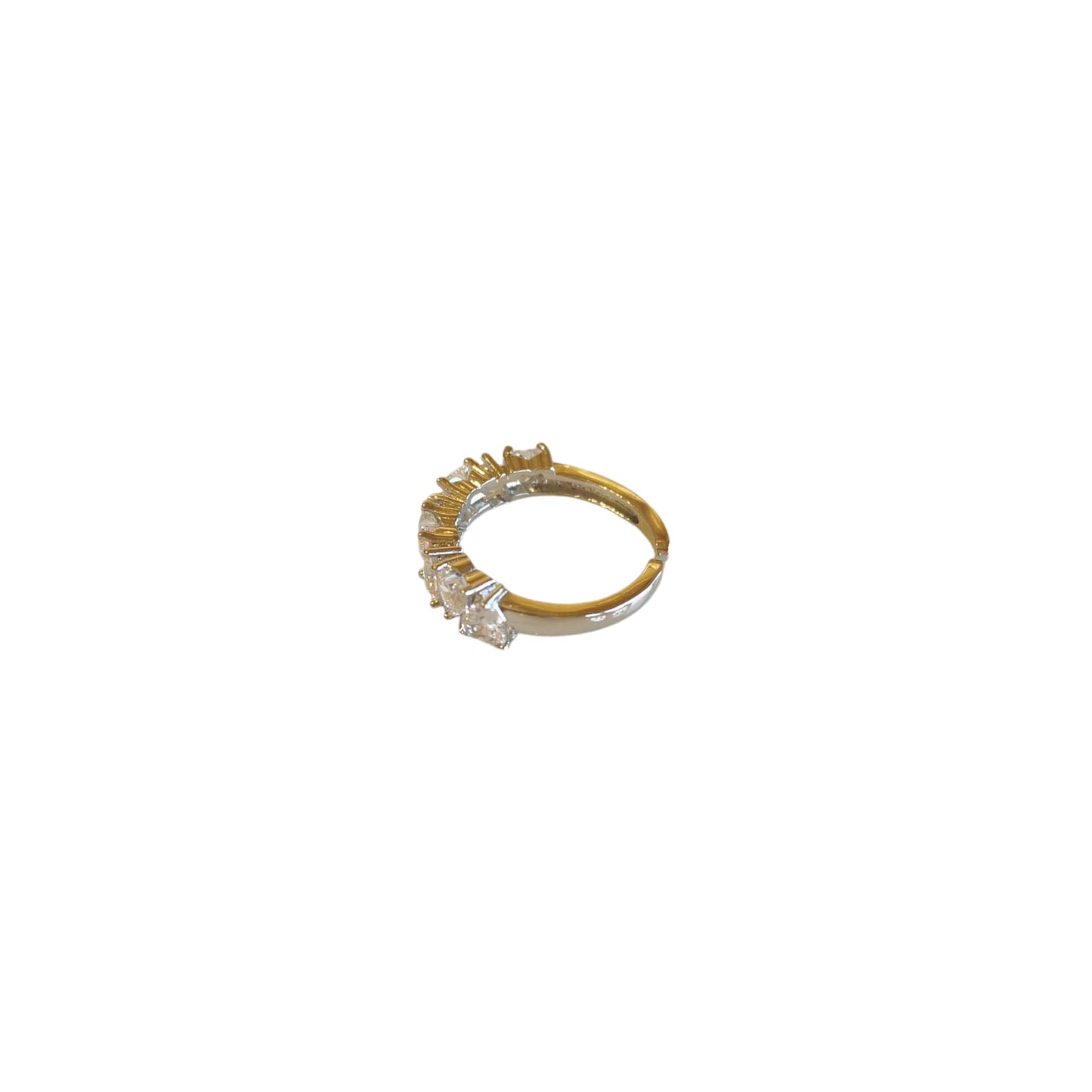 ANILLO CORAZONES PLATEADO