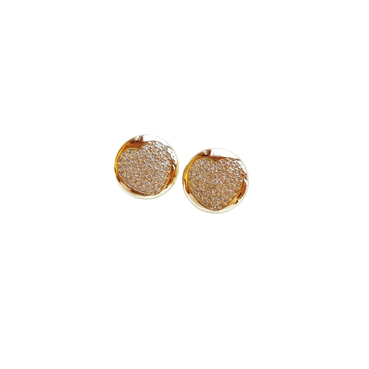 PAR ARETE BOTON CORAZON