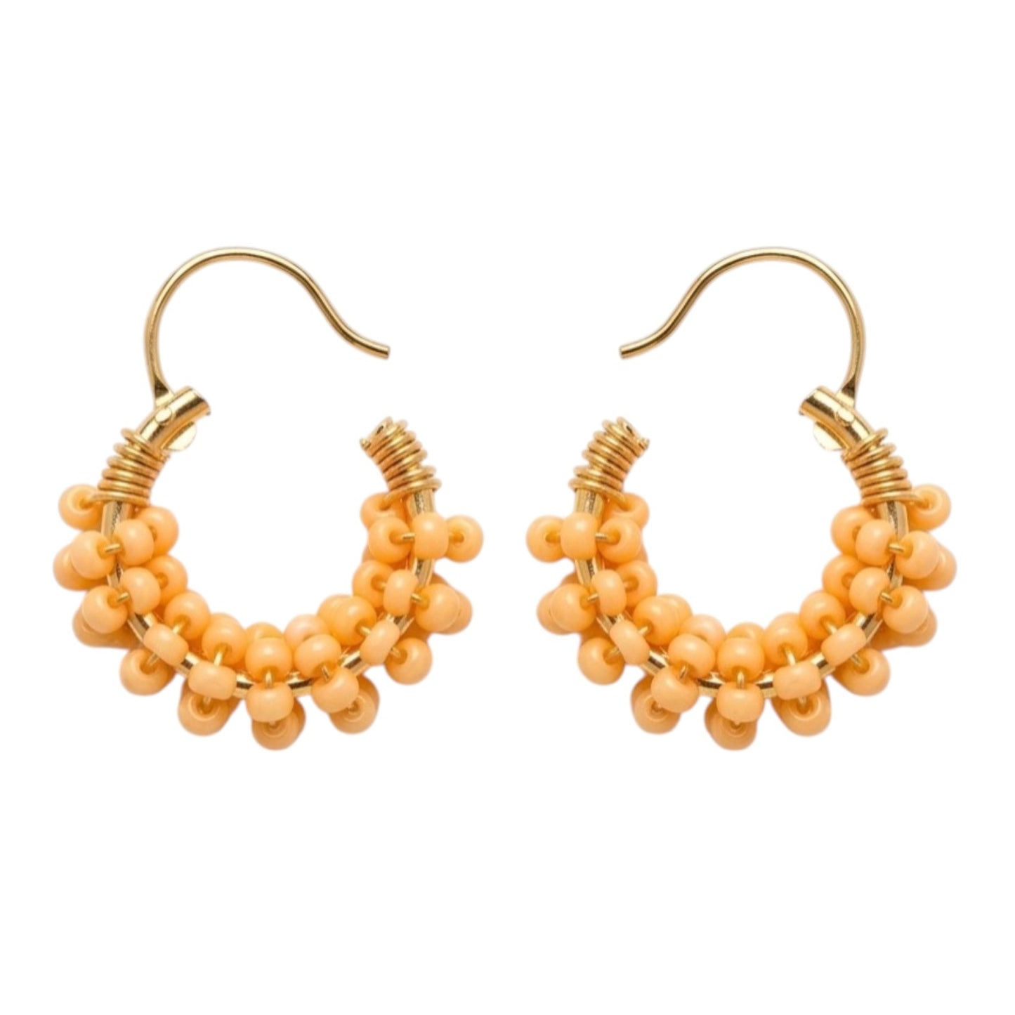 ARETES ARTESANALES NARANJAS