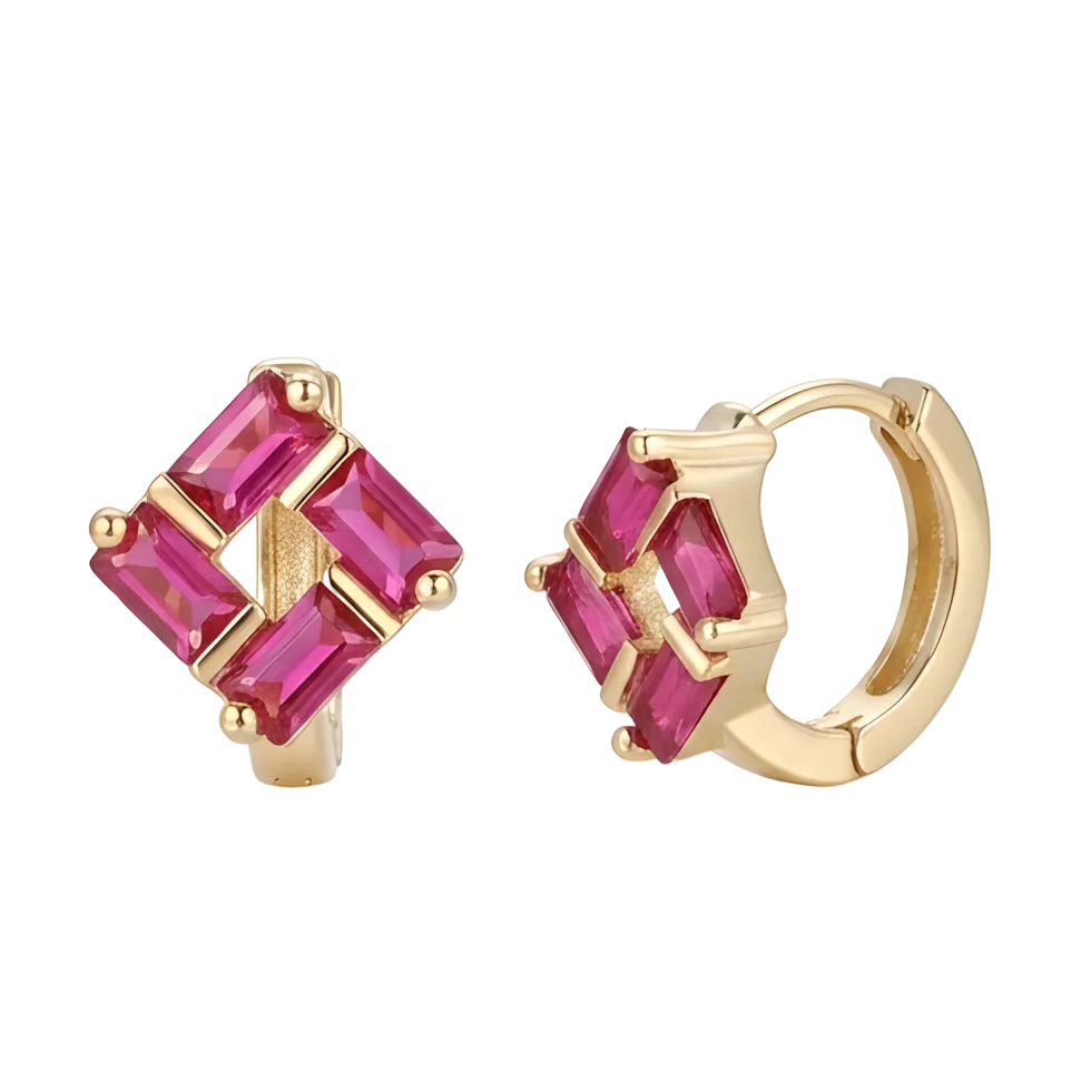 HOOPS CUADRADO ROSA