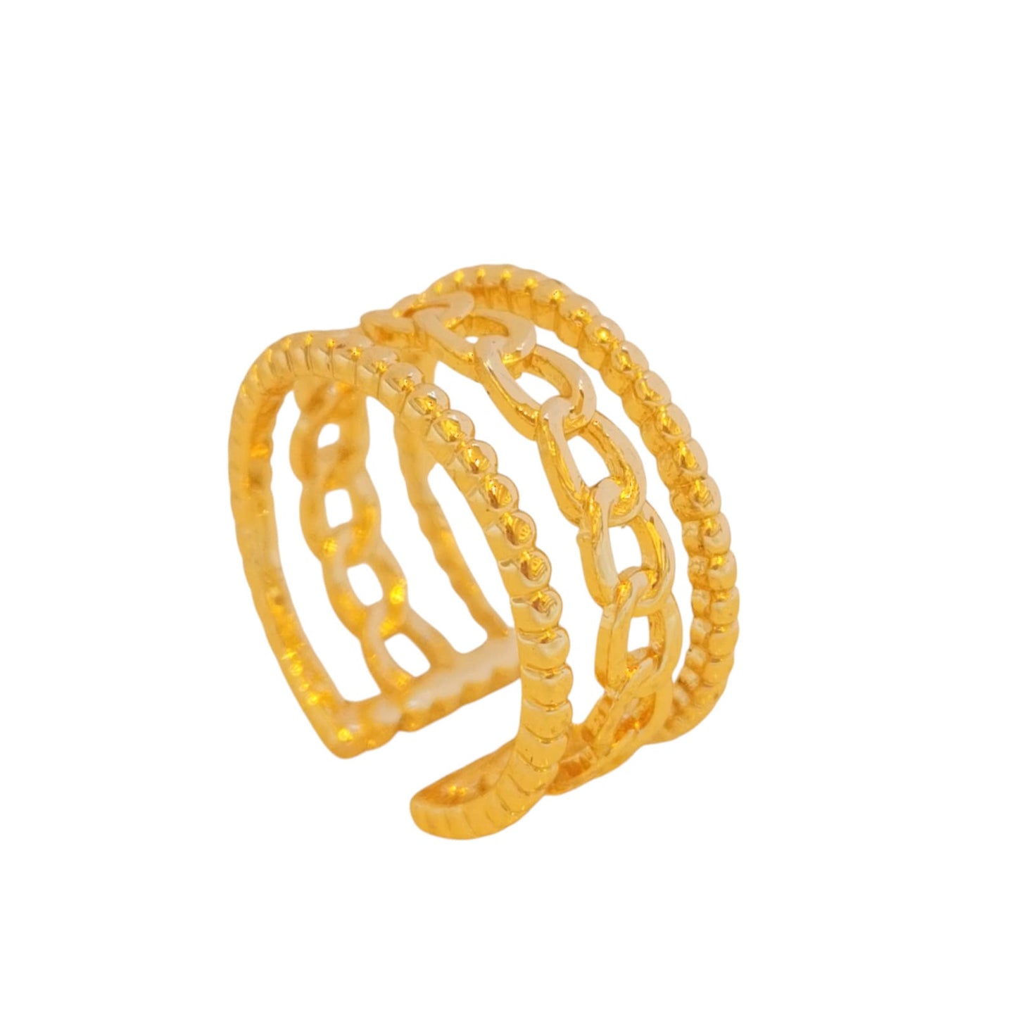 ANILLO CADENA TRIPLE