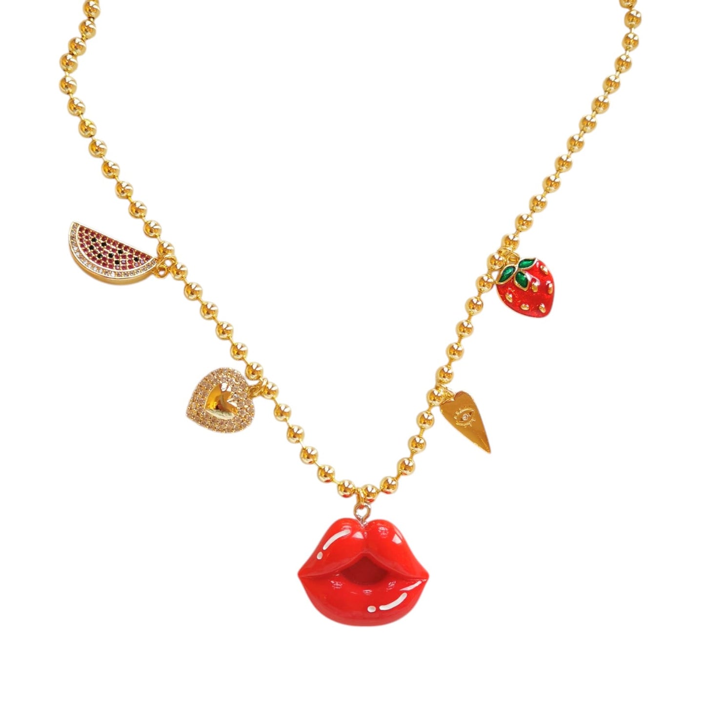 COLLAR COLGANTES BESO