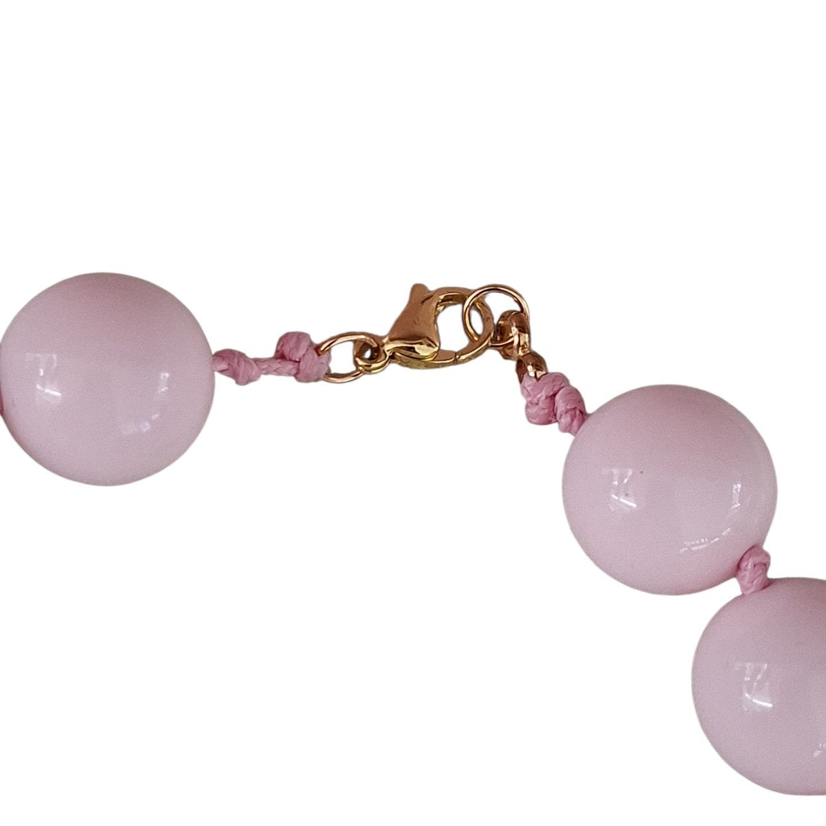 COLLAR BOLITAS ROSA