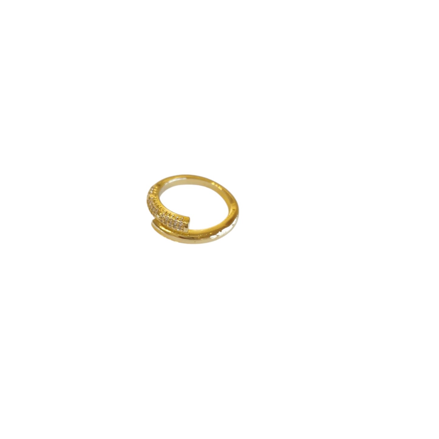 ANILLO DOBLE CON ZIRCONIAS
