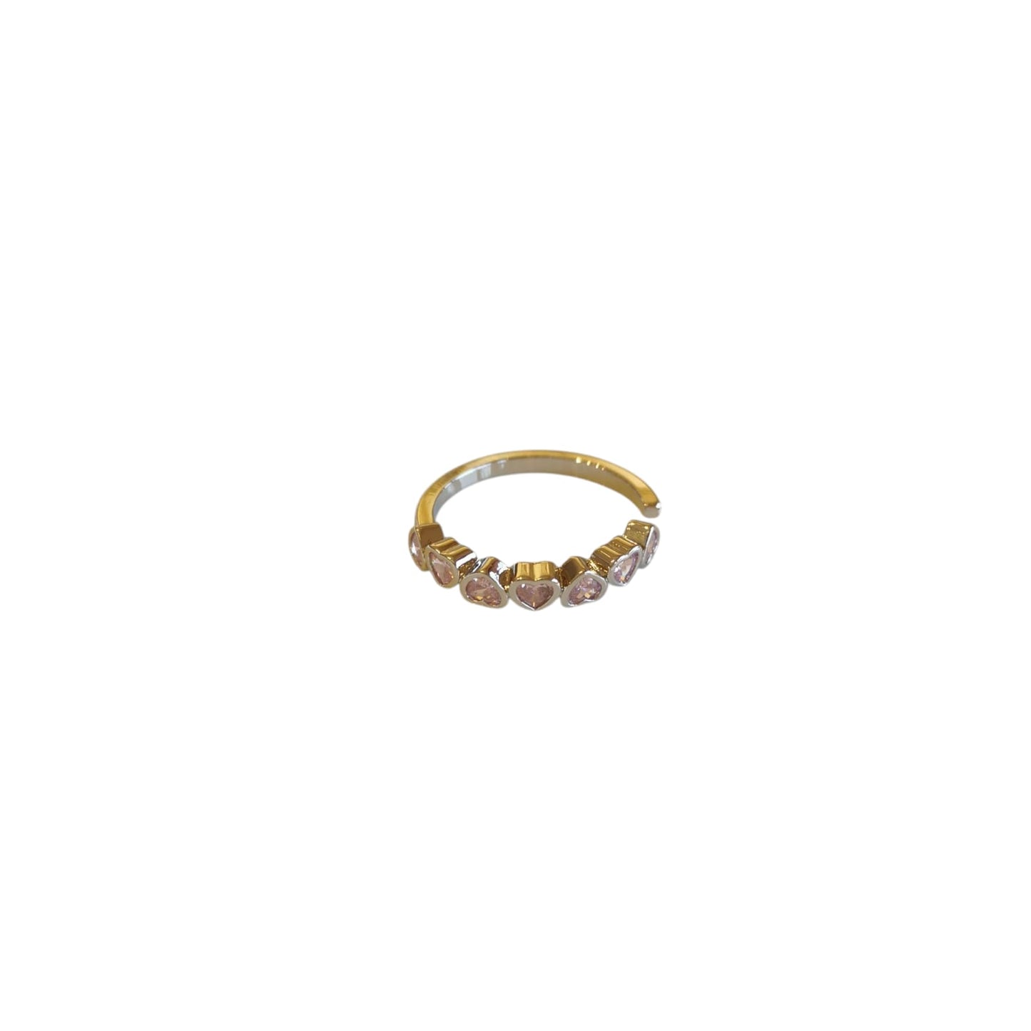 ANILLO CORAZONES ROSAS