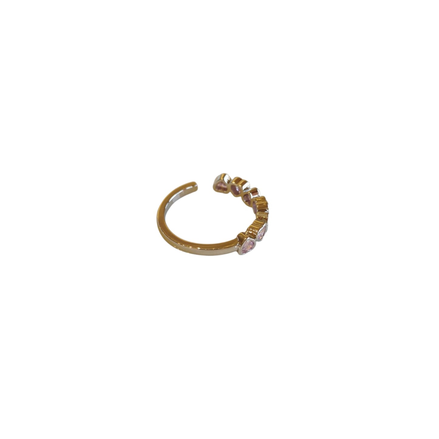 ANILLO CORAZONES ROSAS