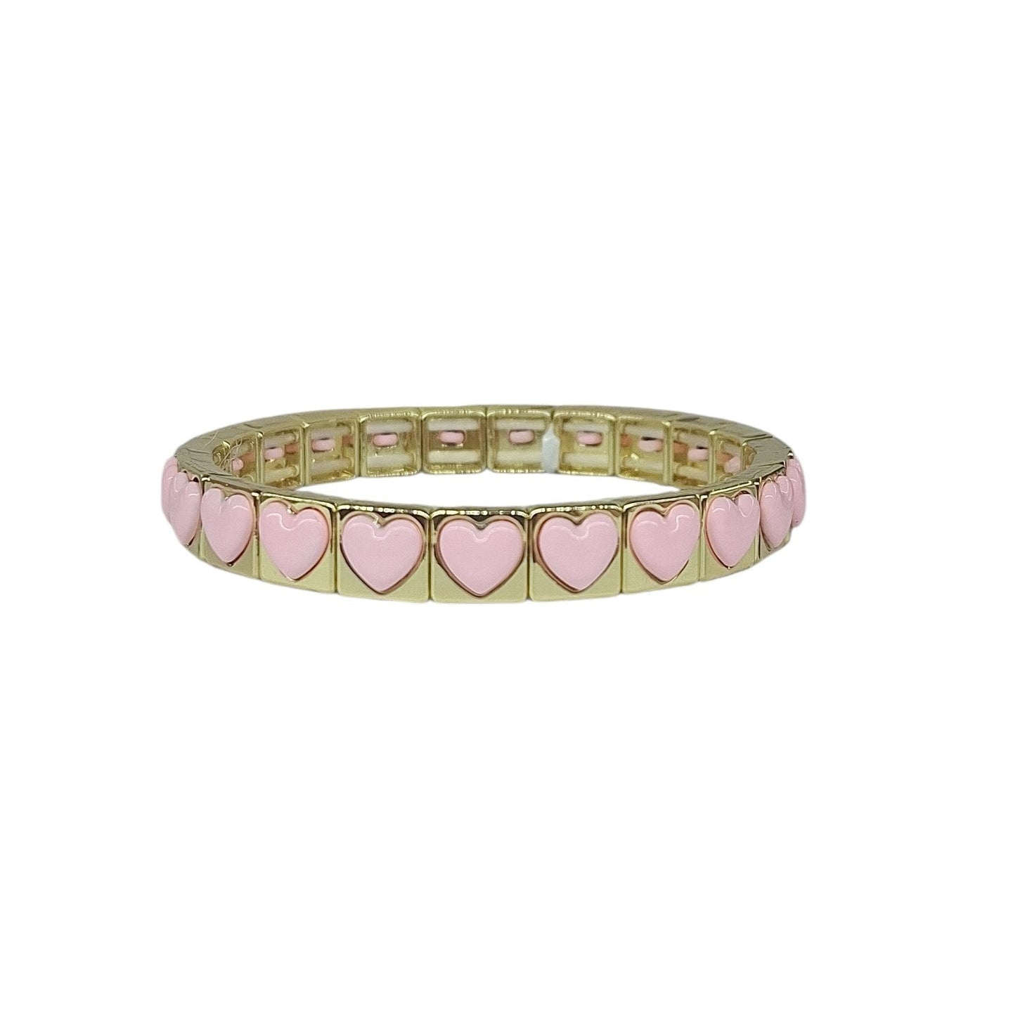 PULSERA CORAZONES ROSAS