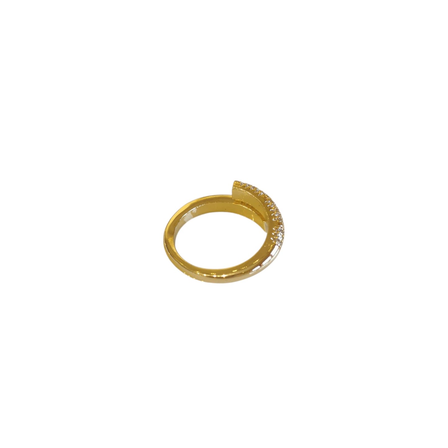 ANILLO DOBLE CON ZIRCONIAS