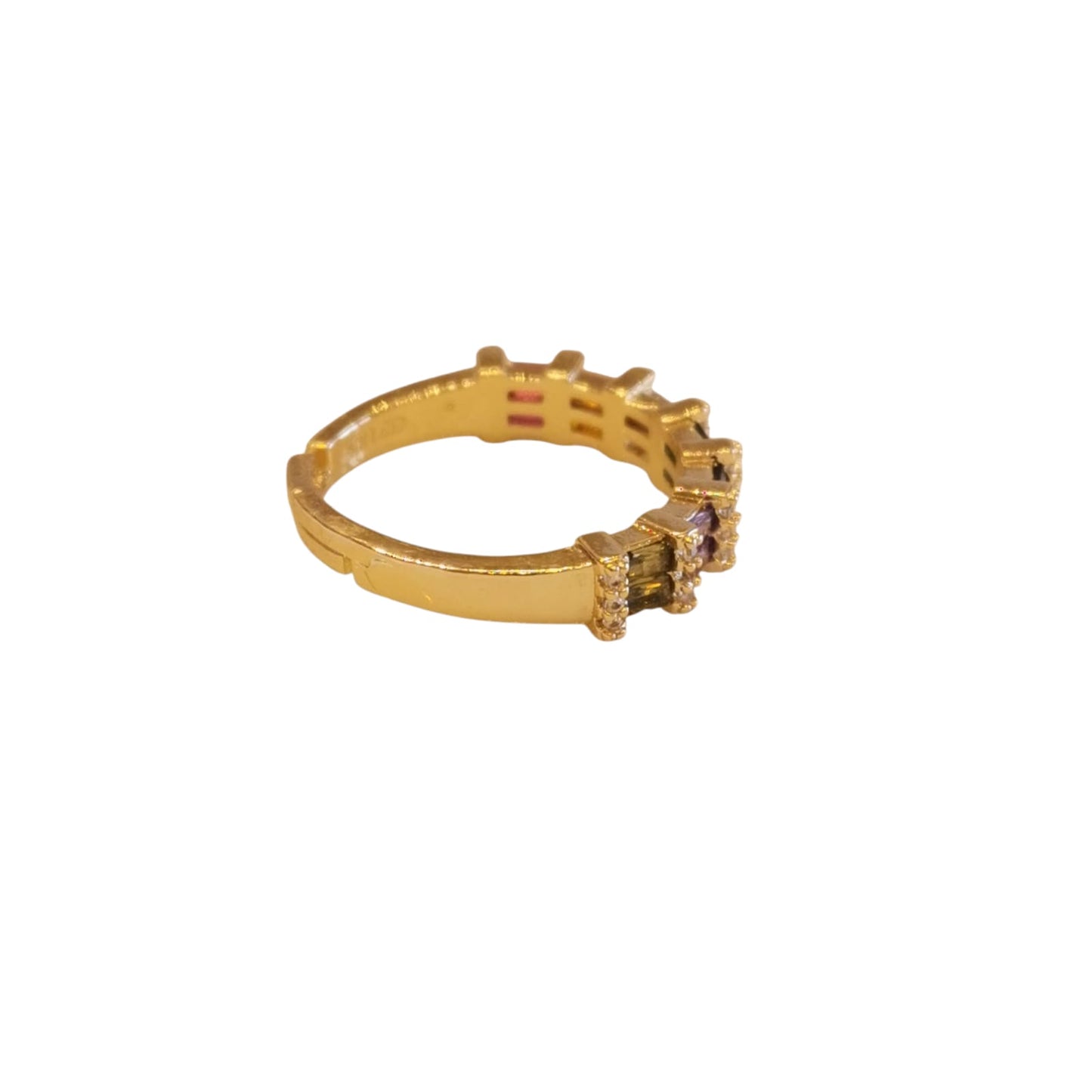 ANILLO ZIRCONIAS COLORES
