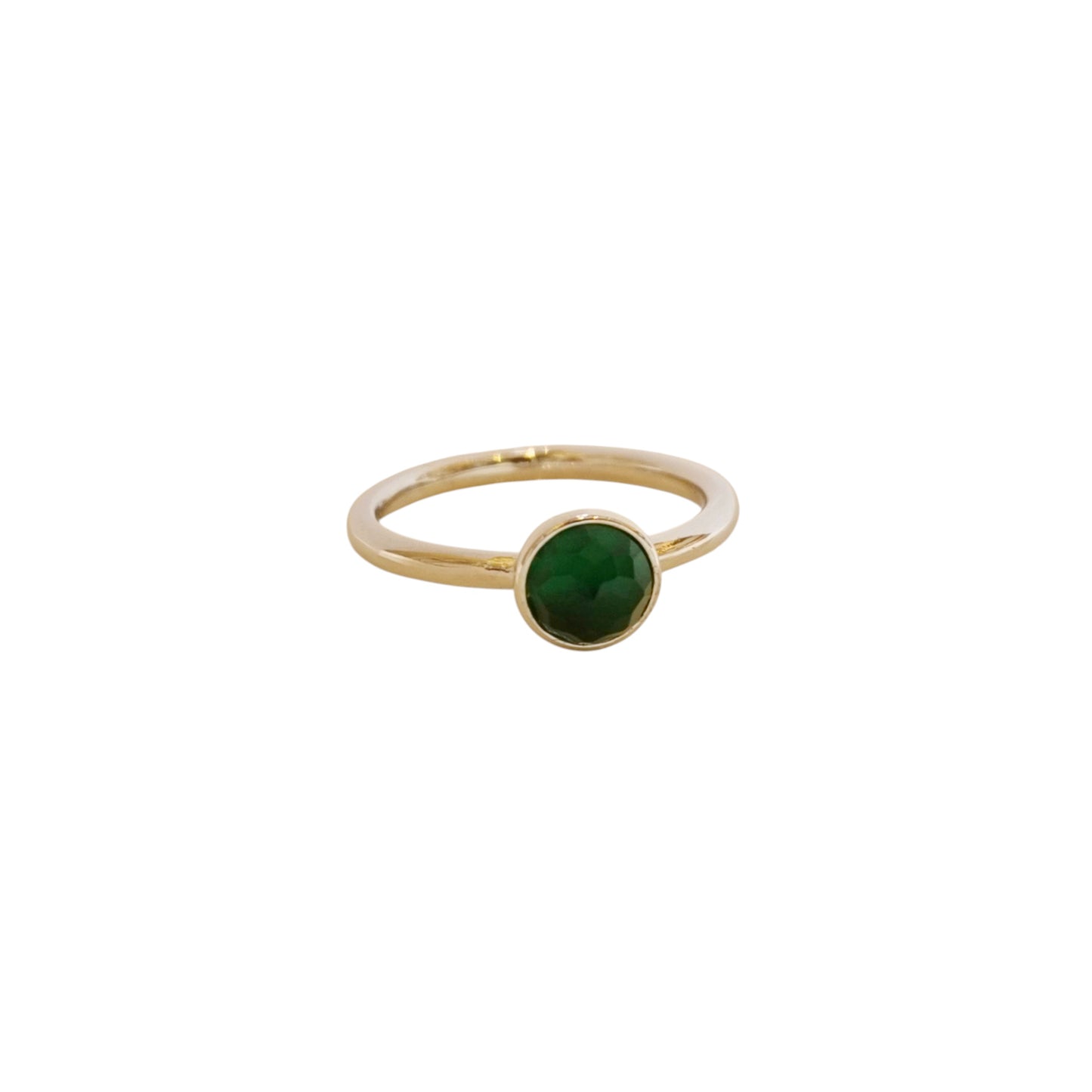 ANILLO PLATA VERDE