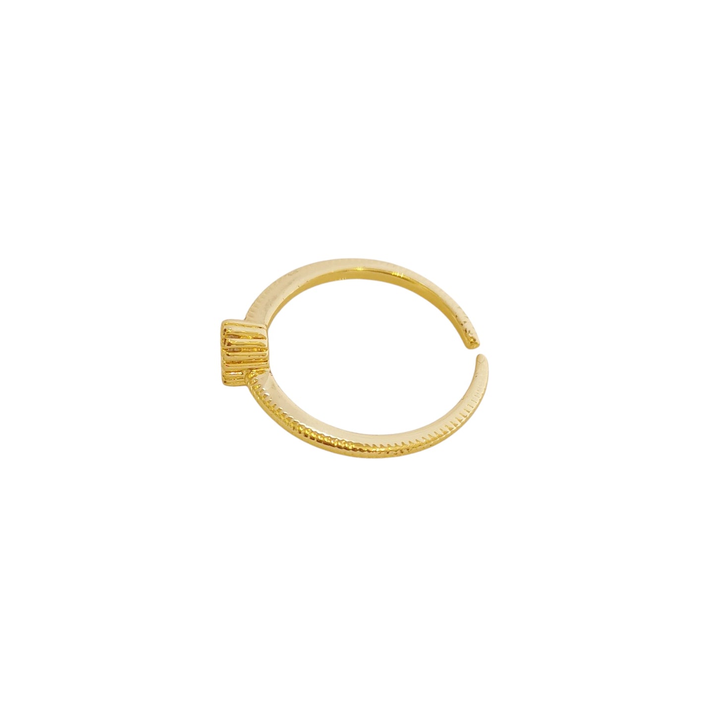 ANILLO PIEDRA OVALADA BLANCA