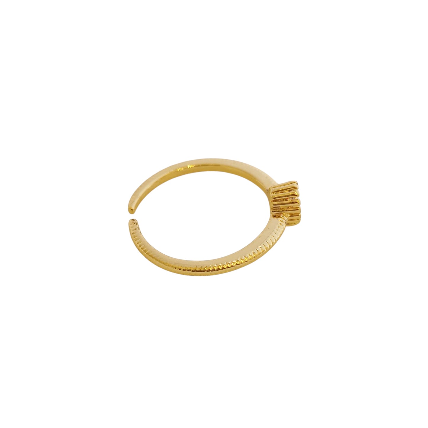 ANILLO PIEDRA OVALADA BLANCA