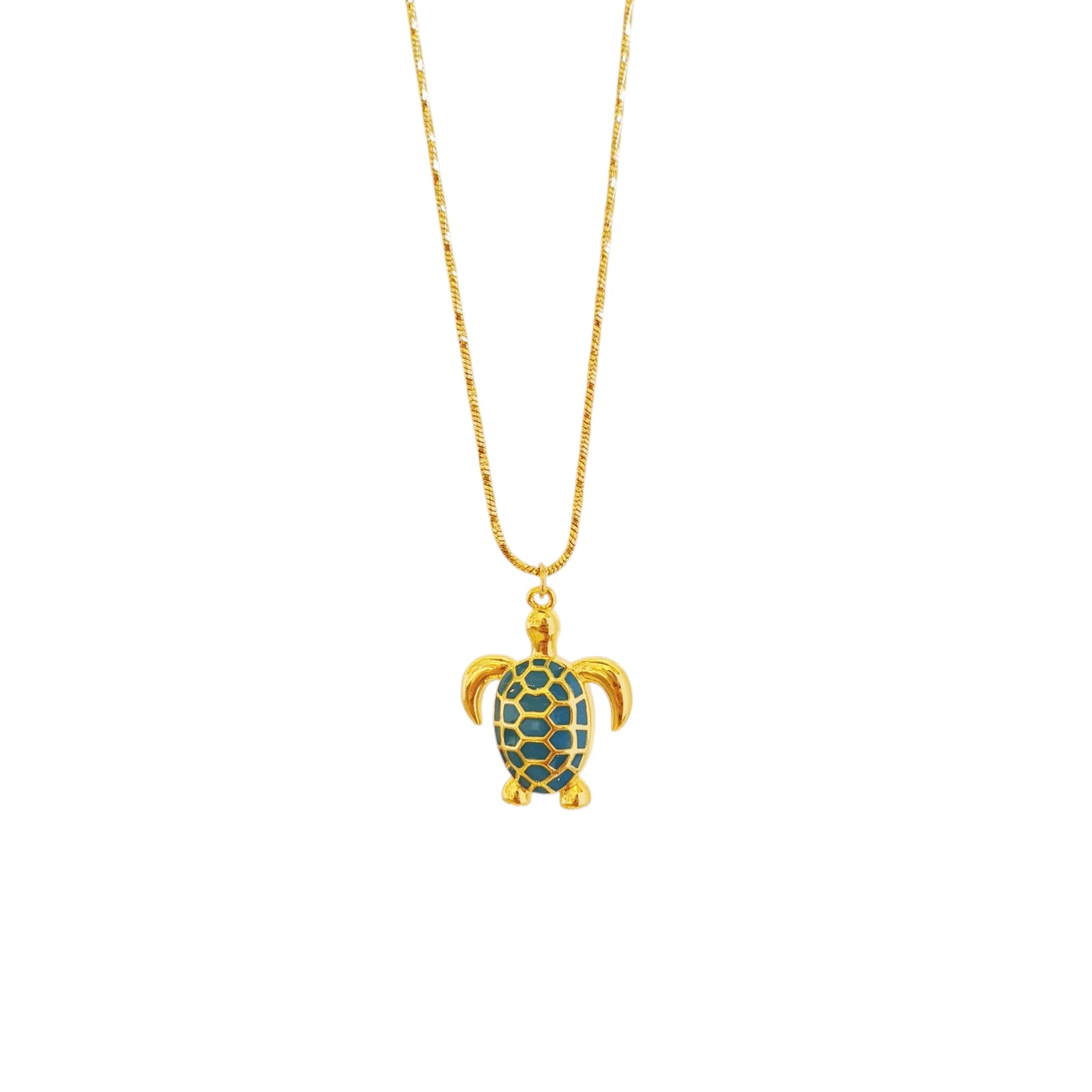 COLLAR TORTUGA AZUL