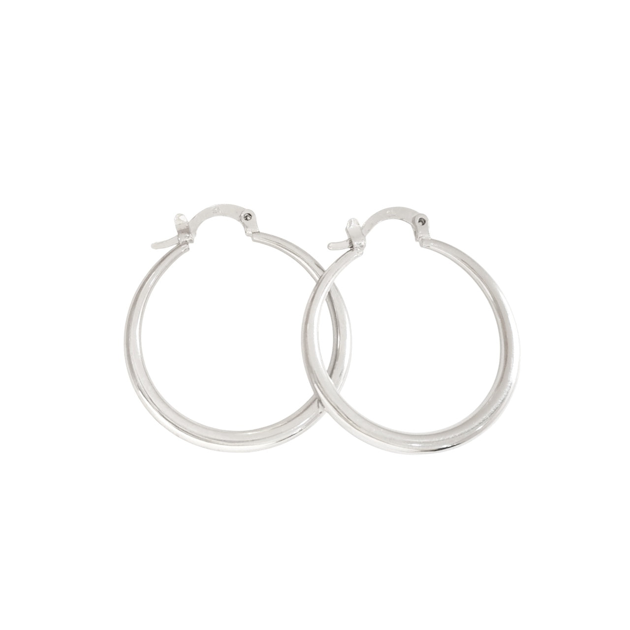 ARRACADAS DELGADAS PLATEADAS