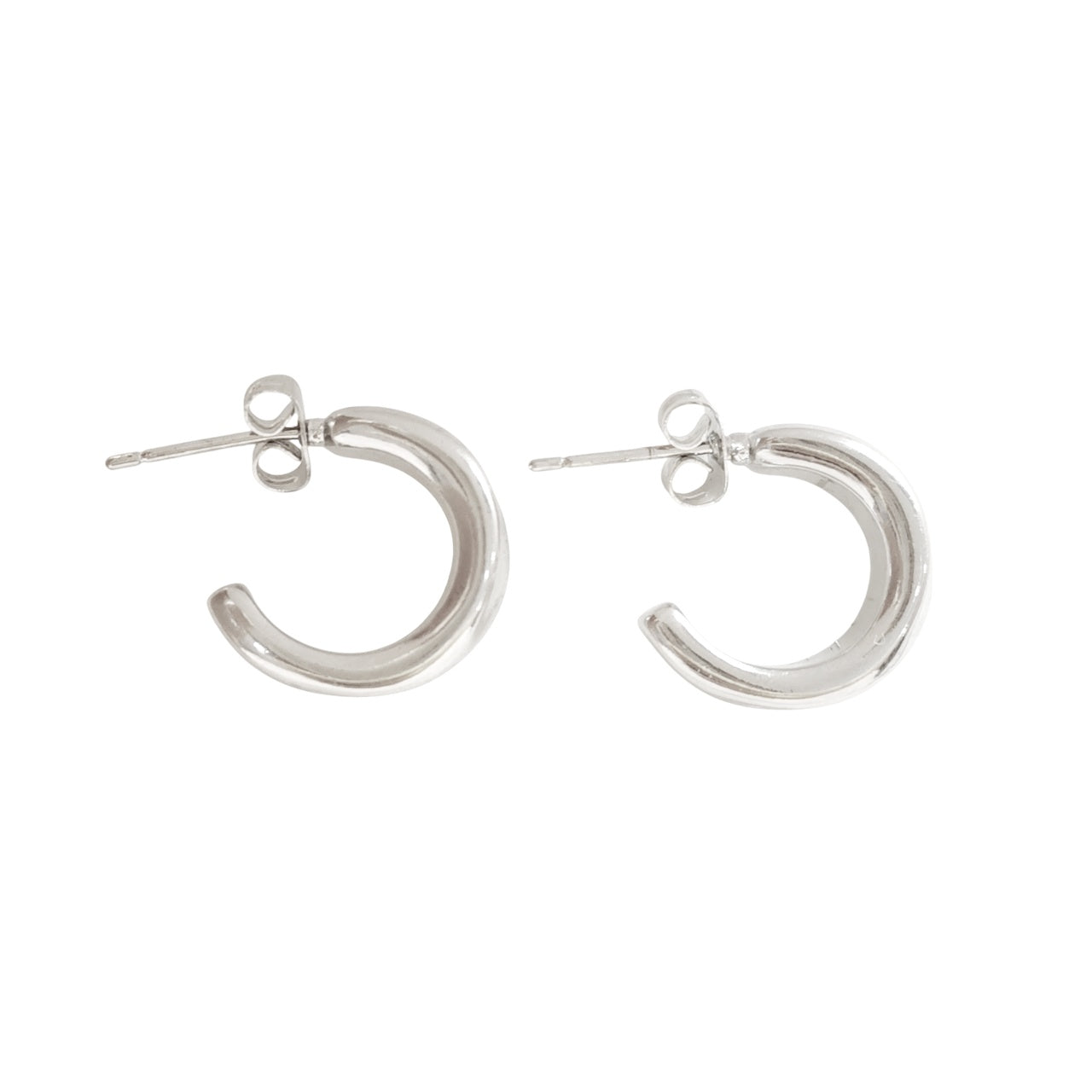 ARRACADAS CURVAS PLATEADAS