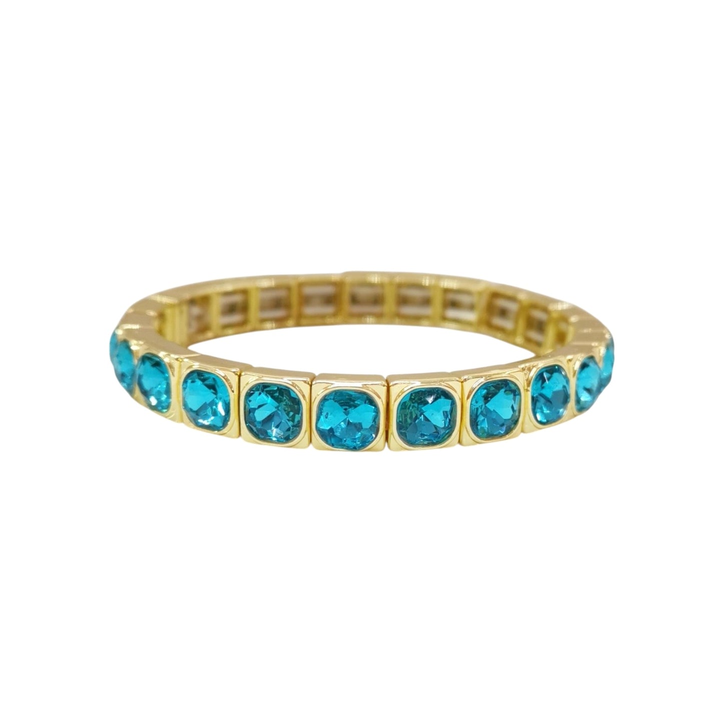 BRAZALETE ZIRCONIAS AZUL