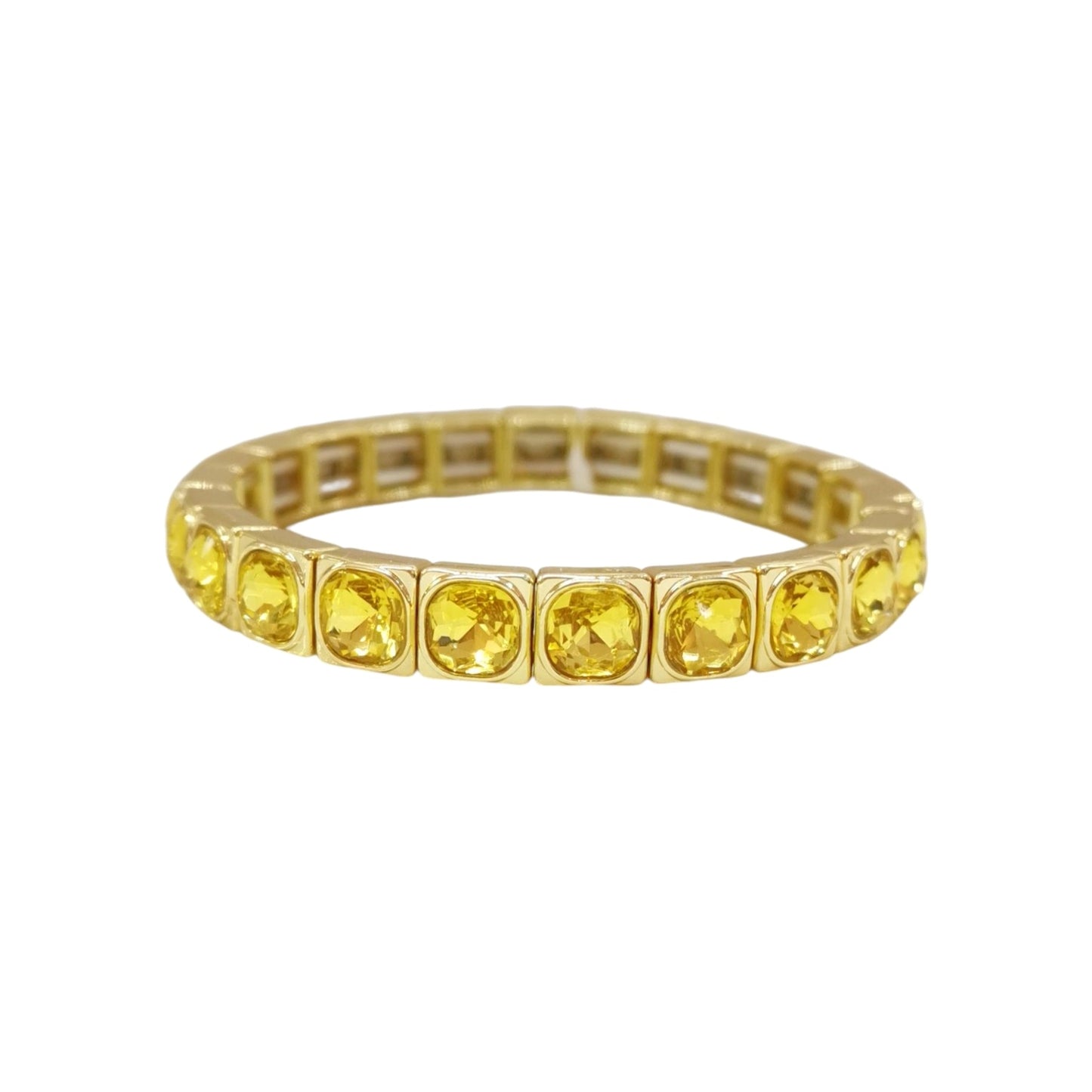 BRAZALETE ZIRCONIAS AMARILLAS