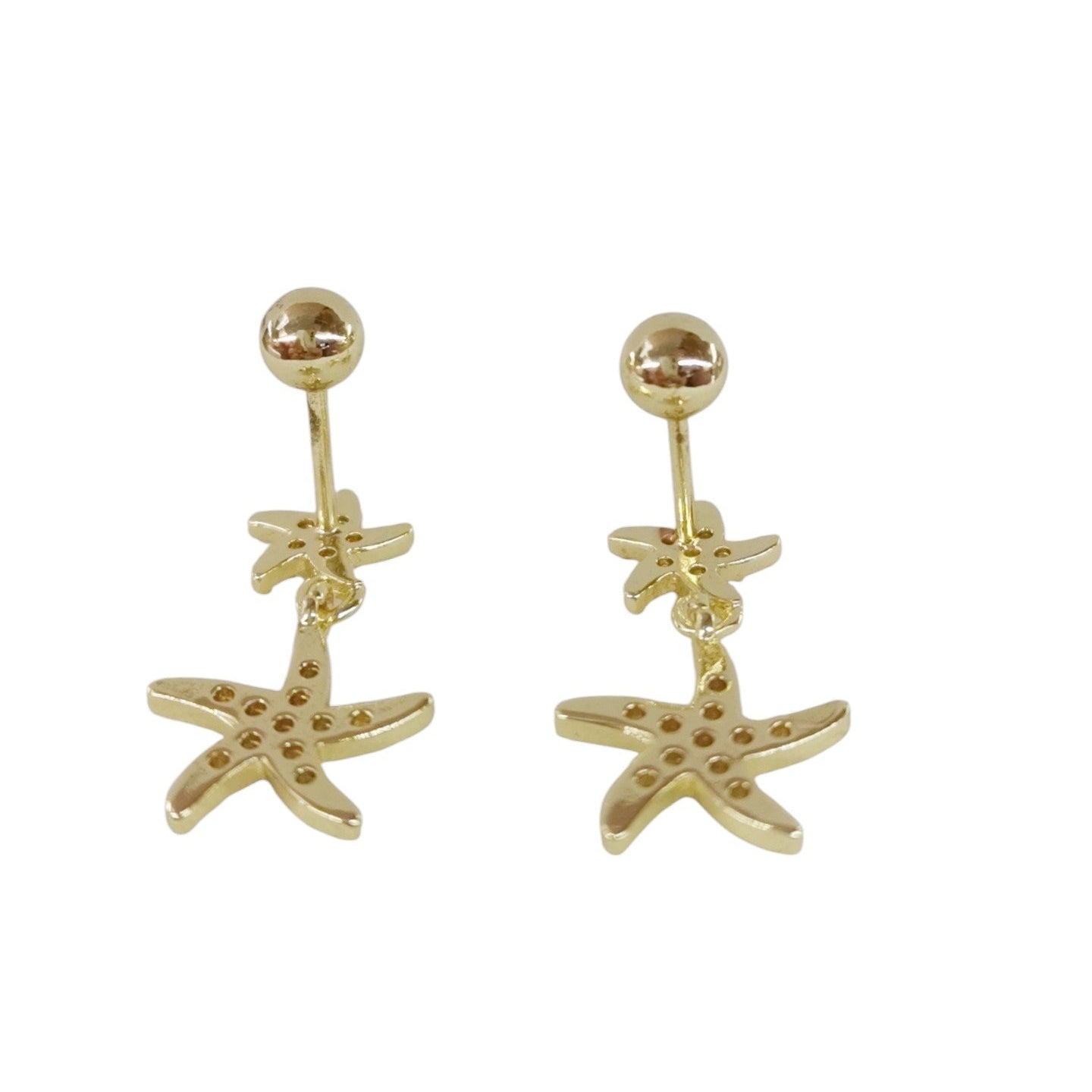 ARETES ESTRELLA DE MAR ZIRCONIAS