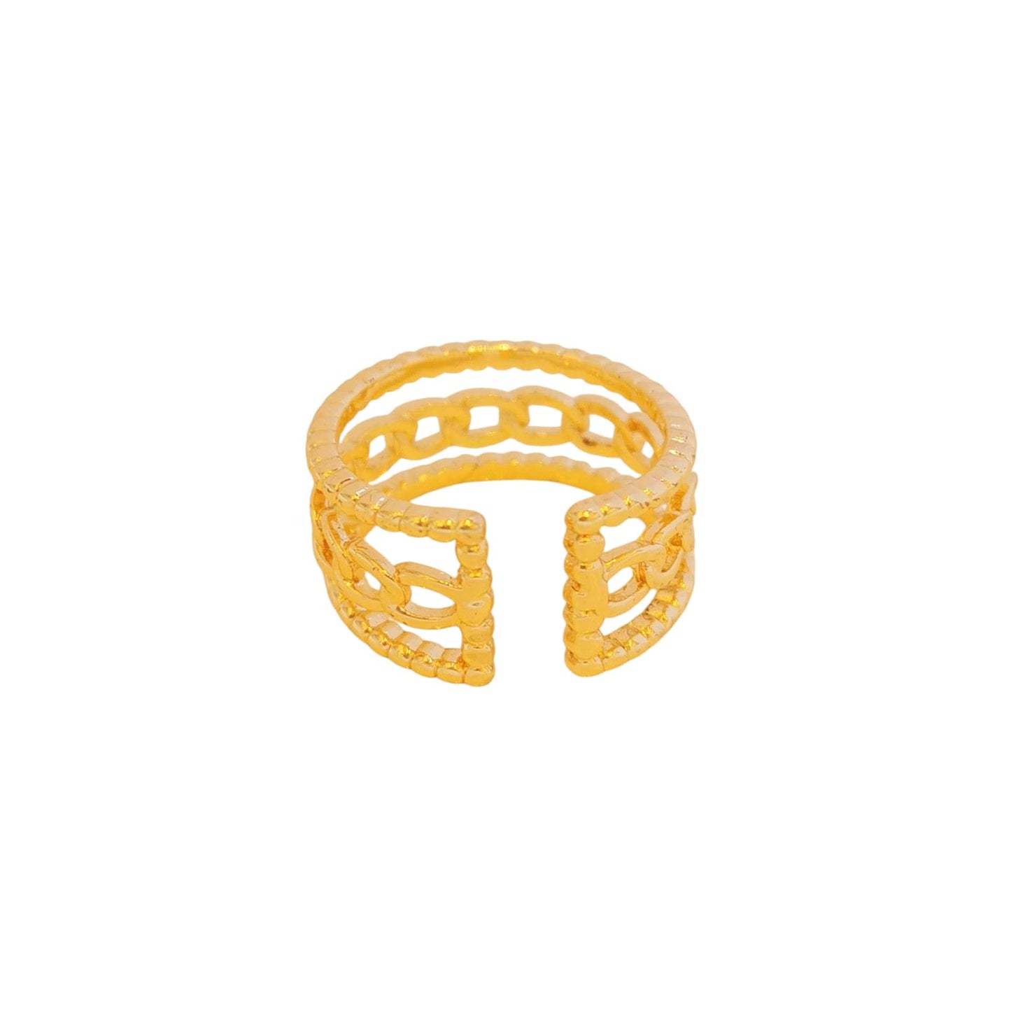 ANILLO CADENA TRIPLE