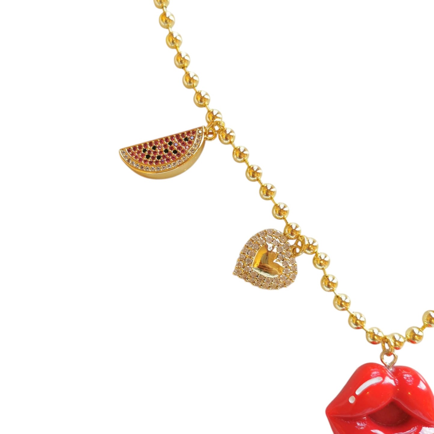 COLLAR COLGANTES BESO