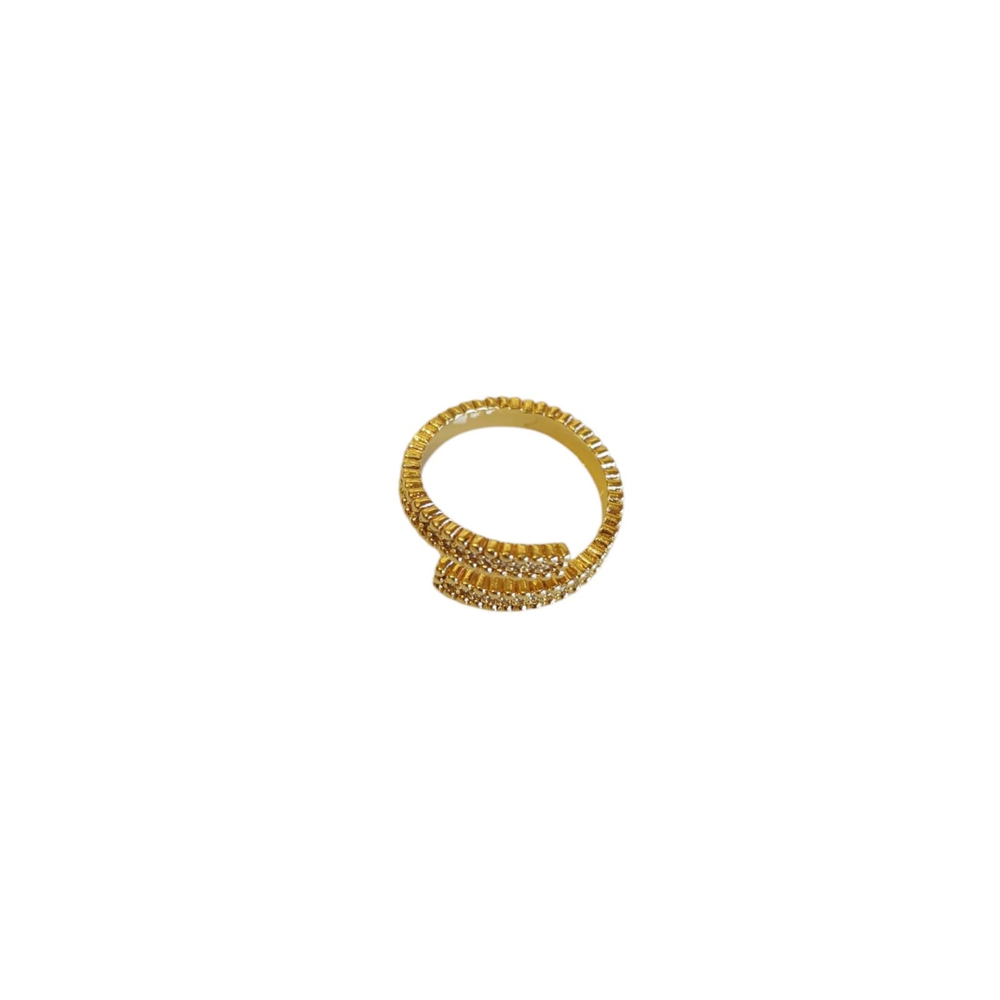 ANILLO DOBLE ZIRCONIAS