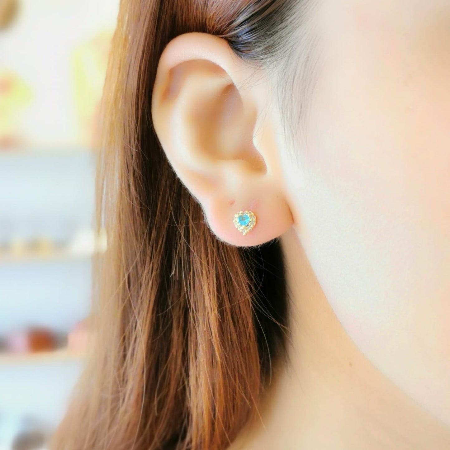 BOQUEL ZIRCONIA CORAZON AZUL