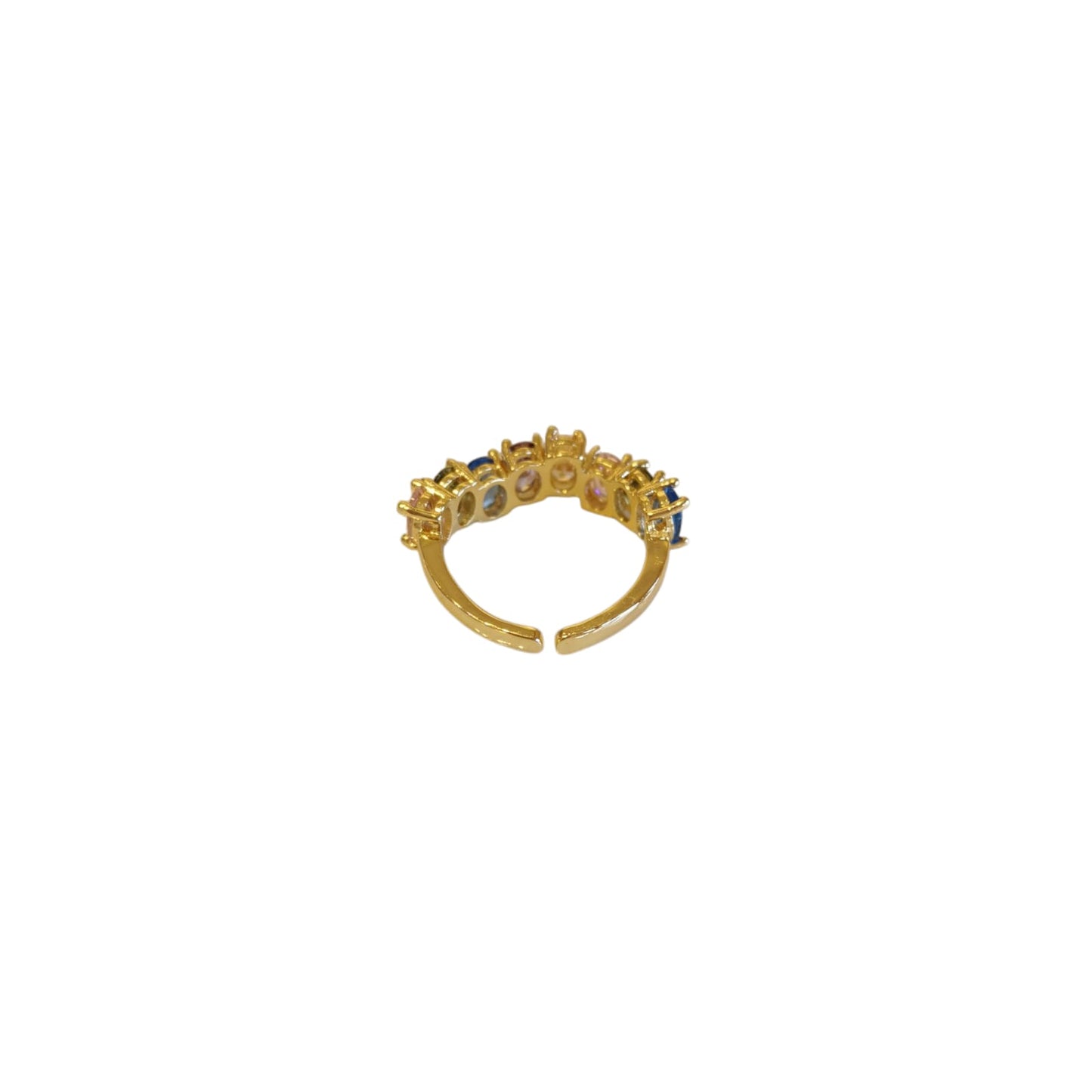 ANILLO ZIRCONIAS COLORES