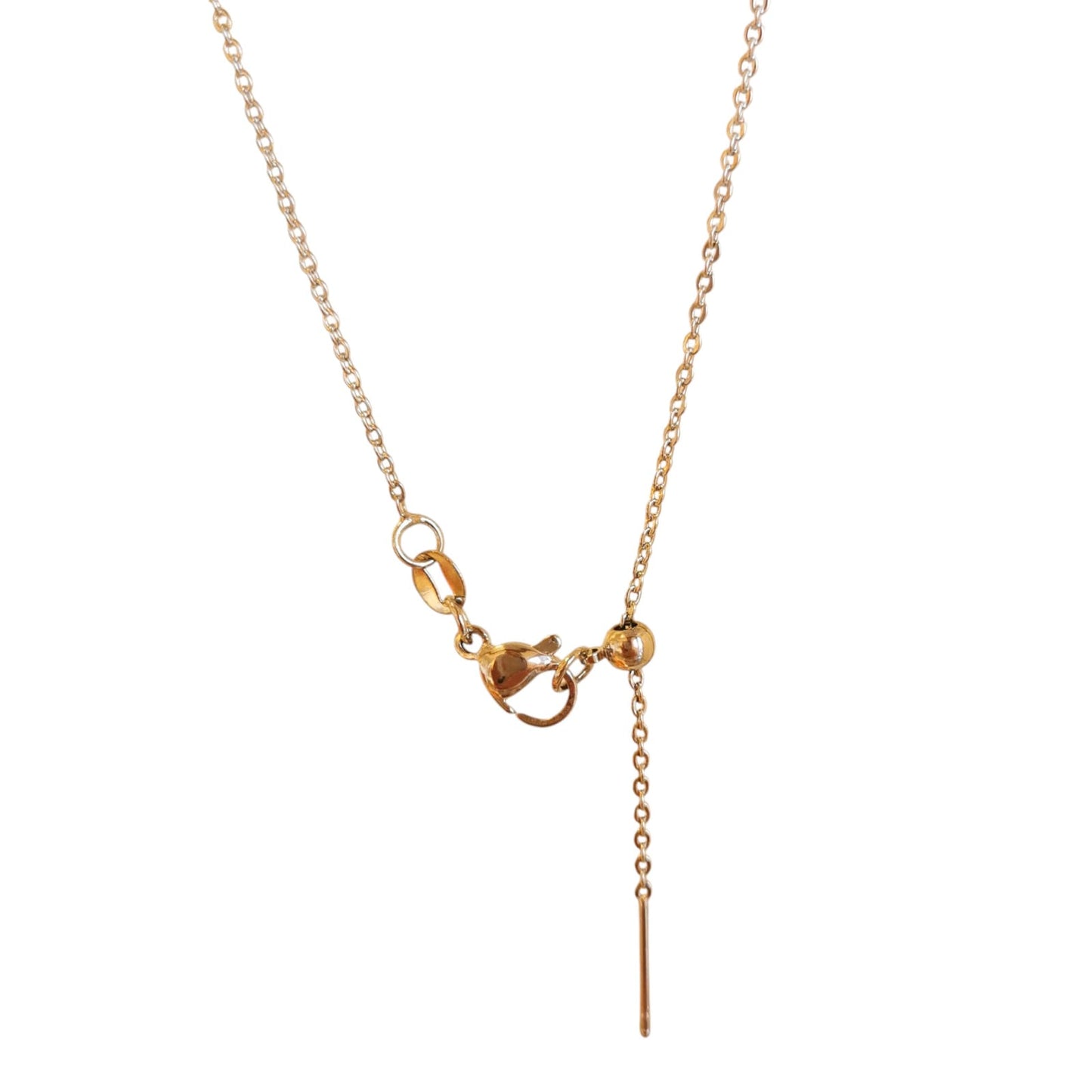 COLLAR PERLA PLATEADO