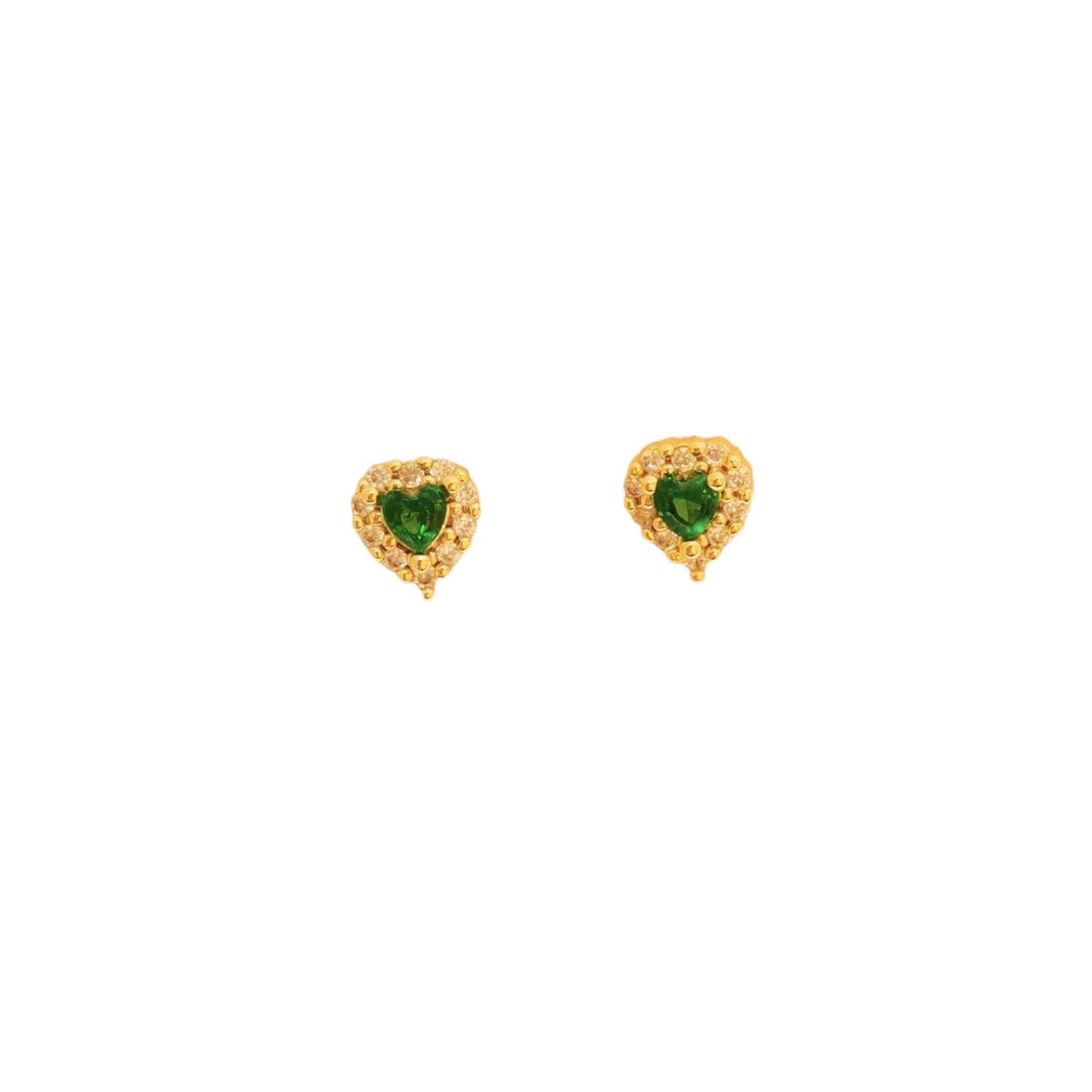 BROQUEL ZIRCONIA CORAZON VERDE