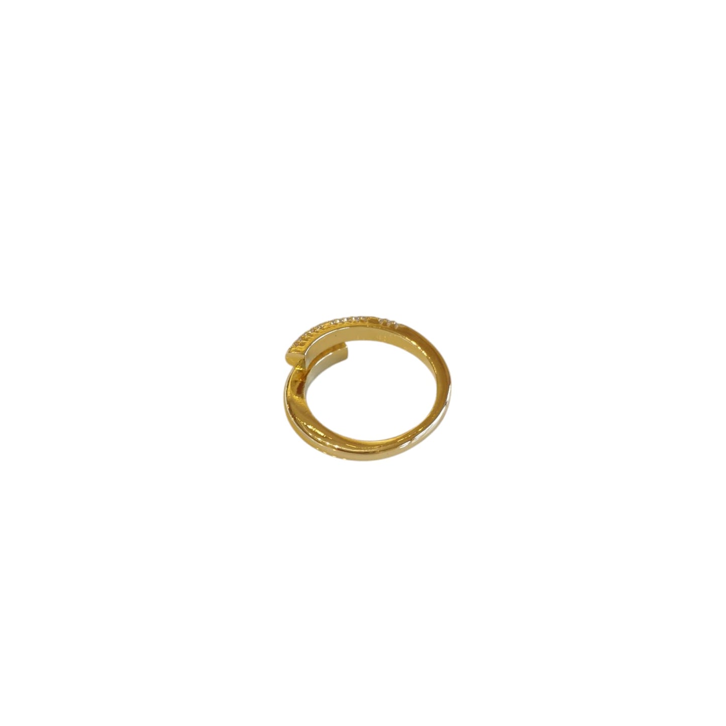 ANILLO DOBLE CON ZIRCONIAS