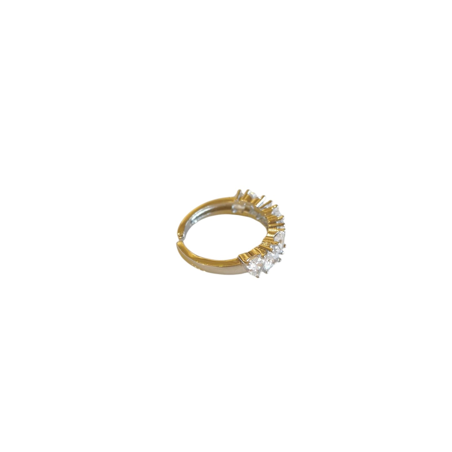 ANILLO CORAZONES PLATEADO