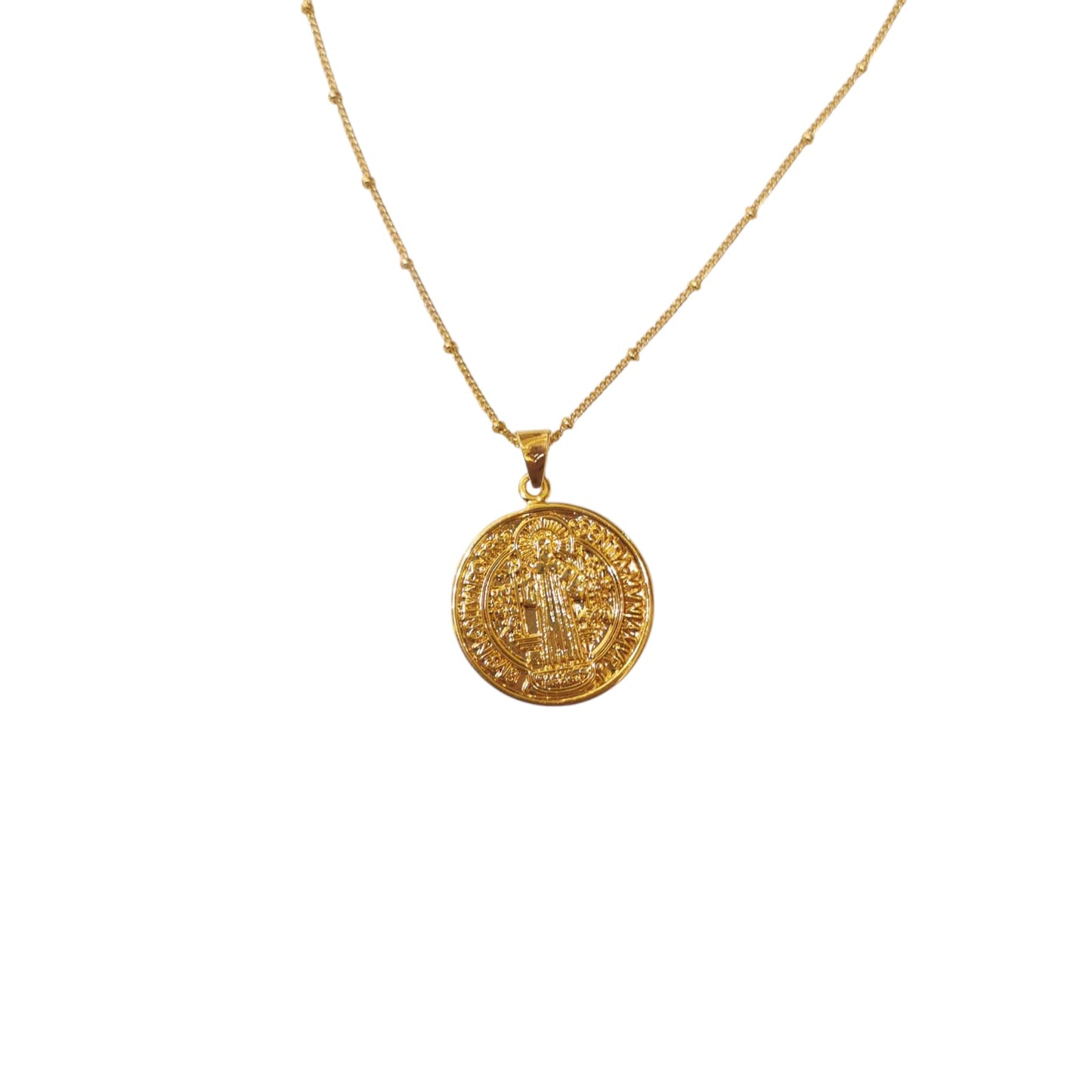 COLLAR MEDALLA SAN BENITO GRANDE