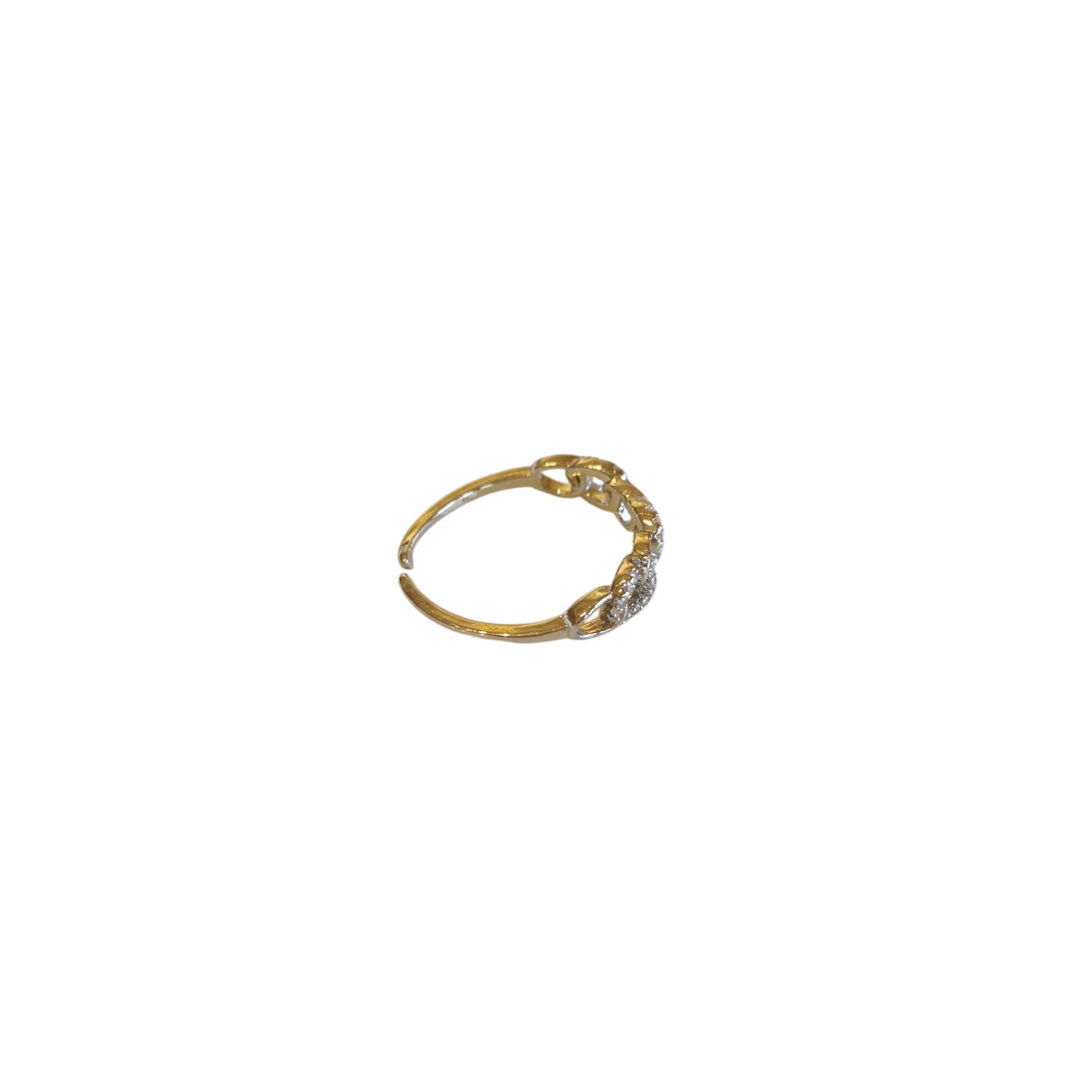 ANILLO CADENA PLATEADO