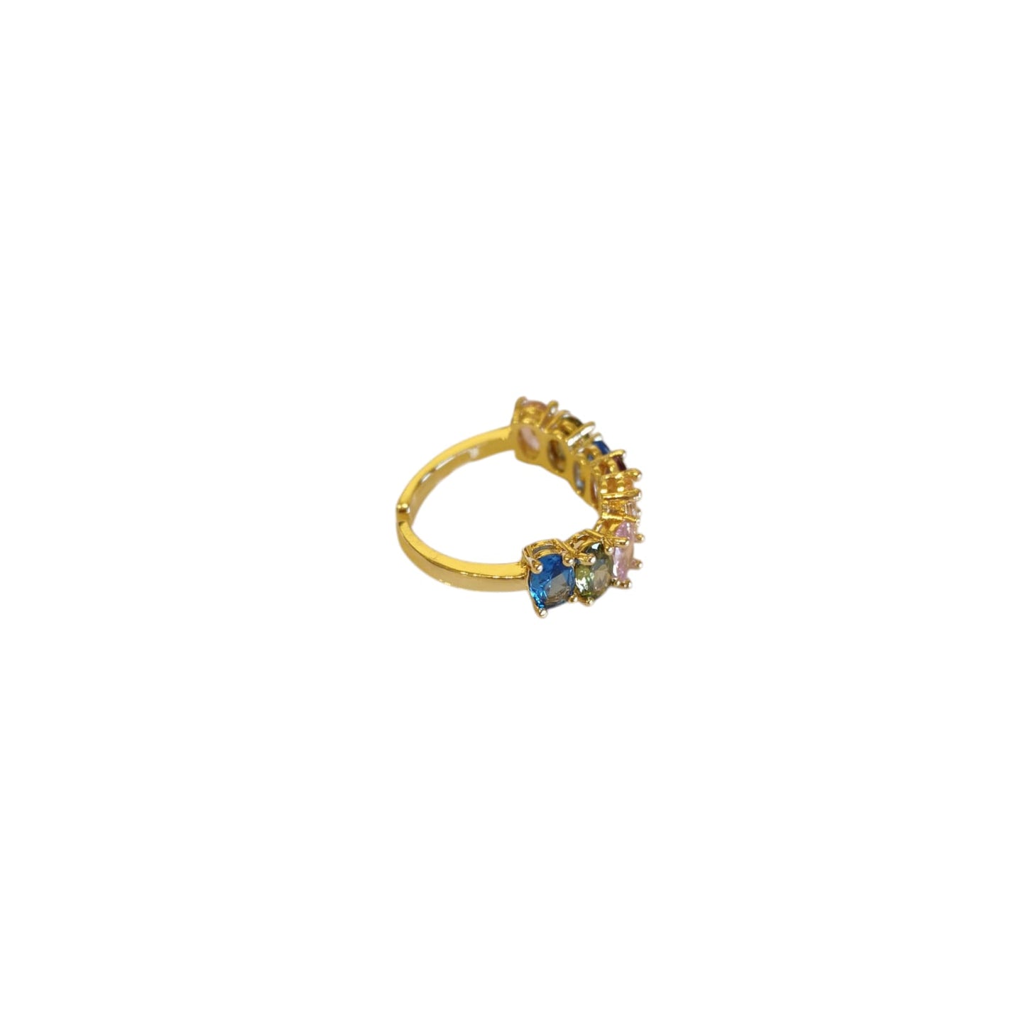 ANILLO ZIRCONIAS COLORES