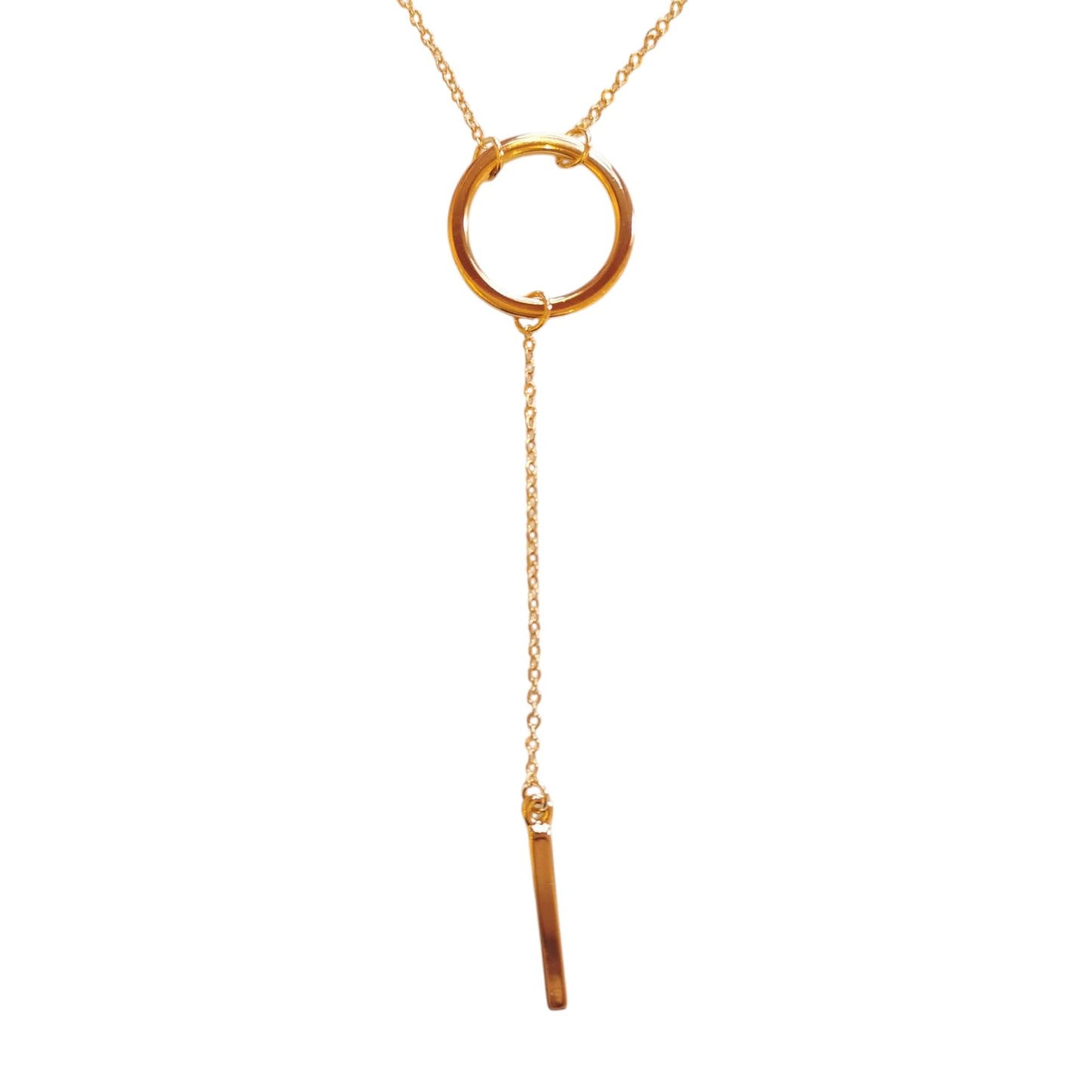 COLLAR CIRCULO Y BARRA