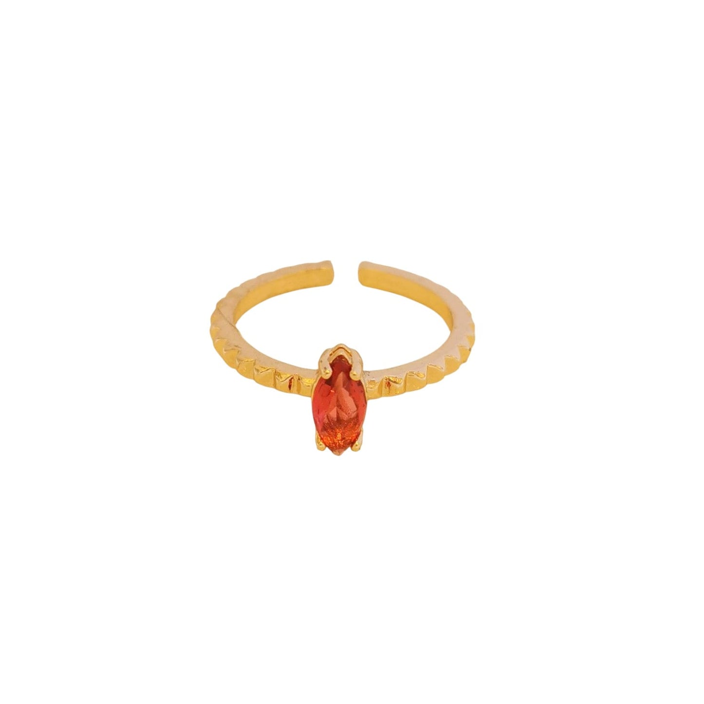 ANILLO PIEDRA ROJA