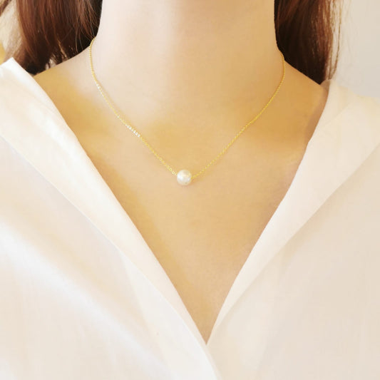COLLAR PERLITA DORADO