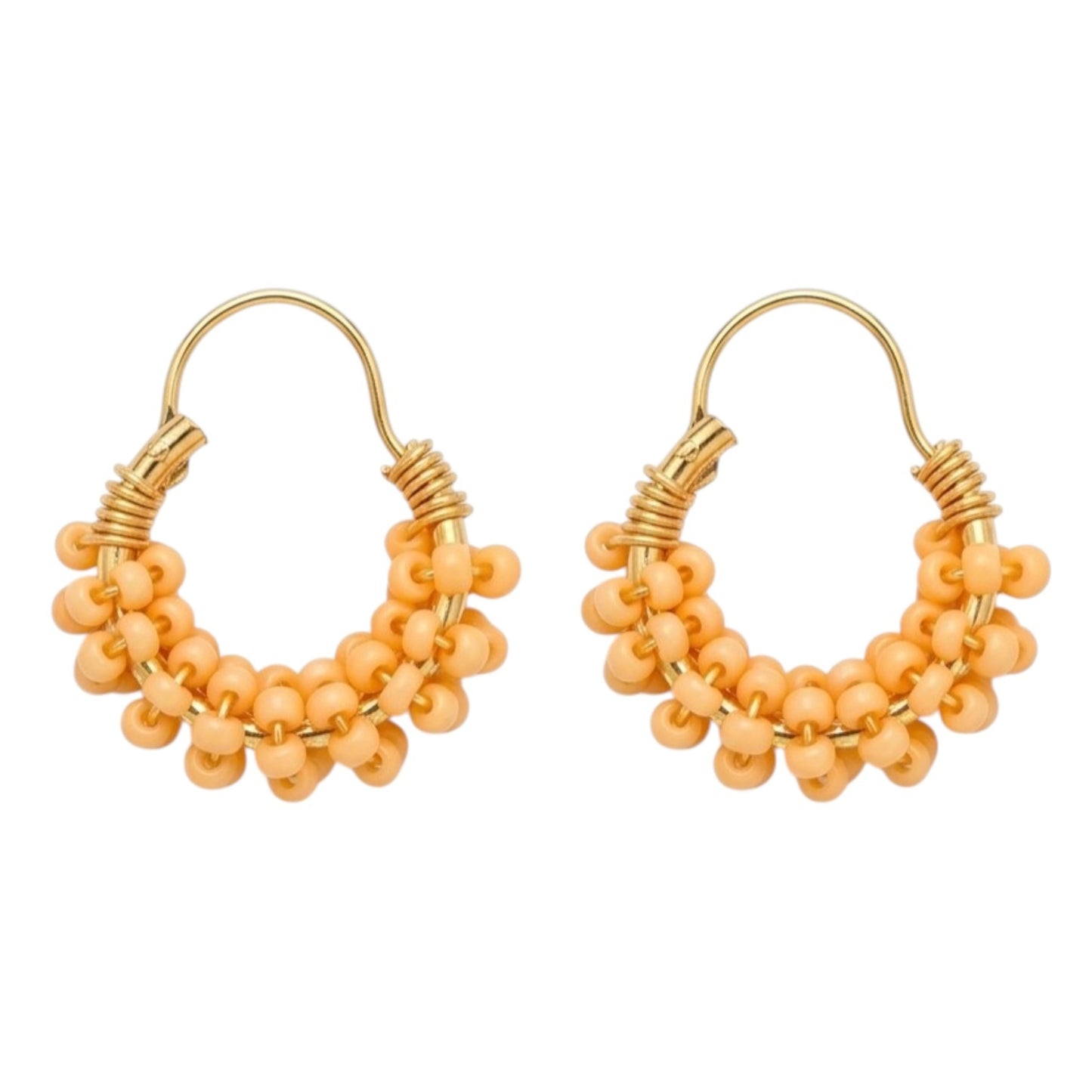 ARETES ARTESANALES NARANJAS