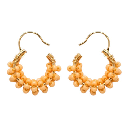 ARETES ARTESANALES NARANJAS