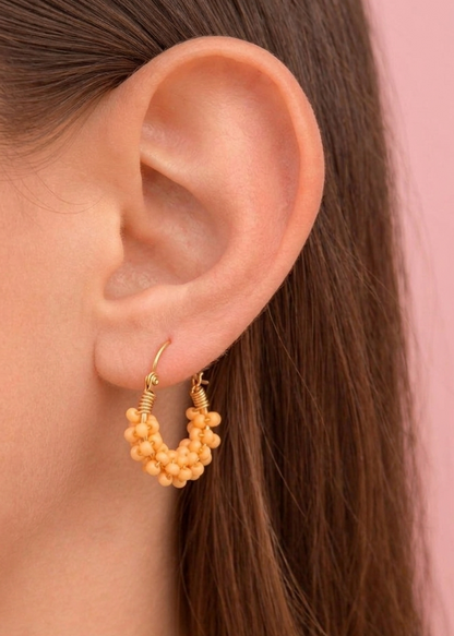 ARETES ARTESANALES NARANJAS