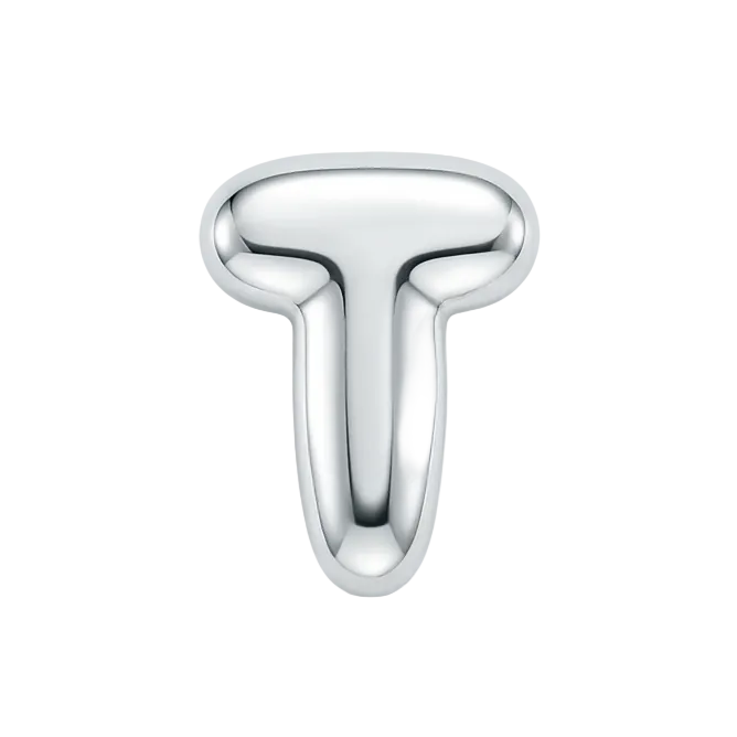 COLLAR LETRAS BUBBLE PLATEADO