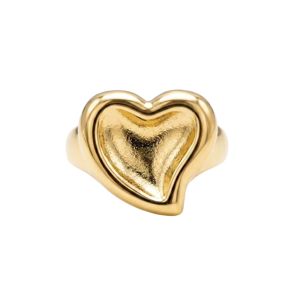 ANILLO CORAZON CHUNKY