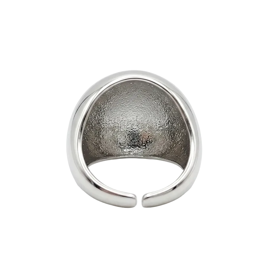 ANILLO CHUNKY PLATEADO