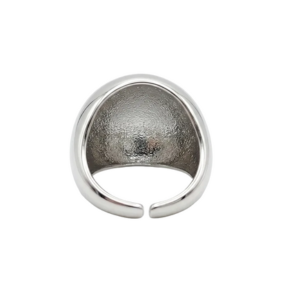 ANILLO CHUNKY PLATEADO