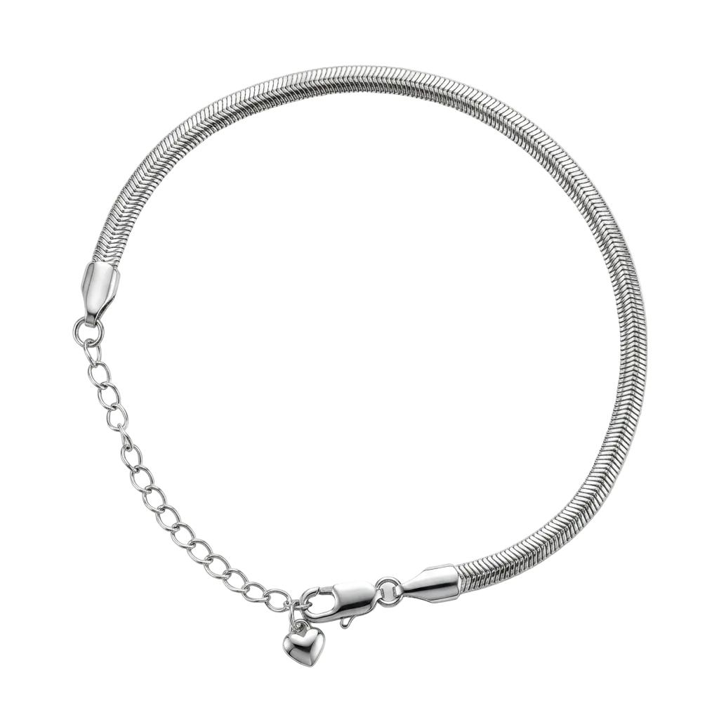 PULSERA PLANCHADA PLATEADA