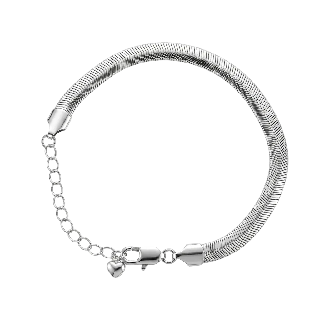 PULSERA PLANCHADA PLATEADA