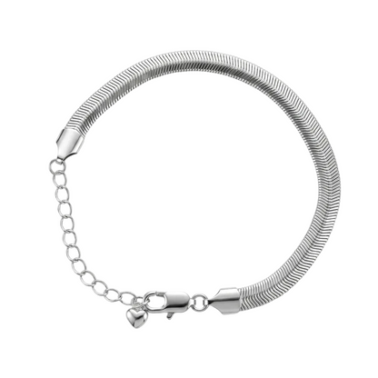 PULSERA PLANCHADA PLATEADA