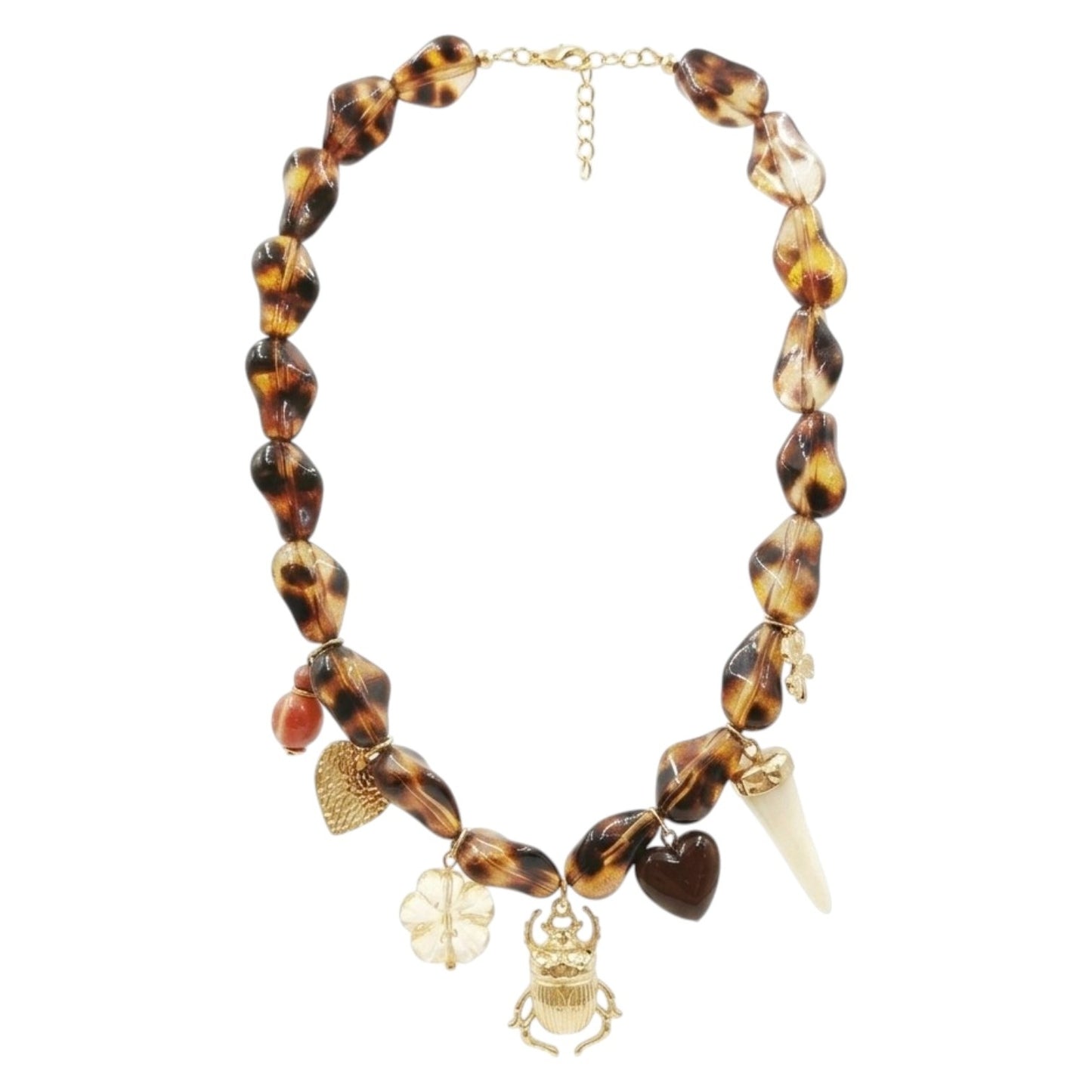 COLLAR CAFÉ ESCARABAJO