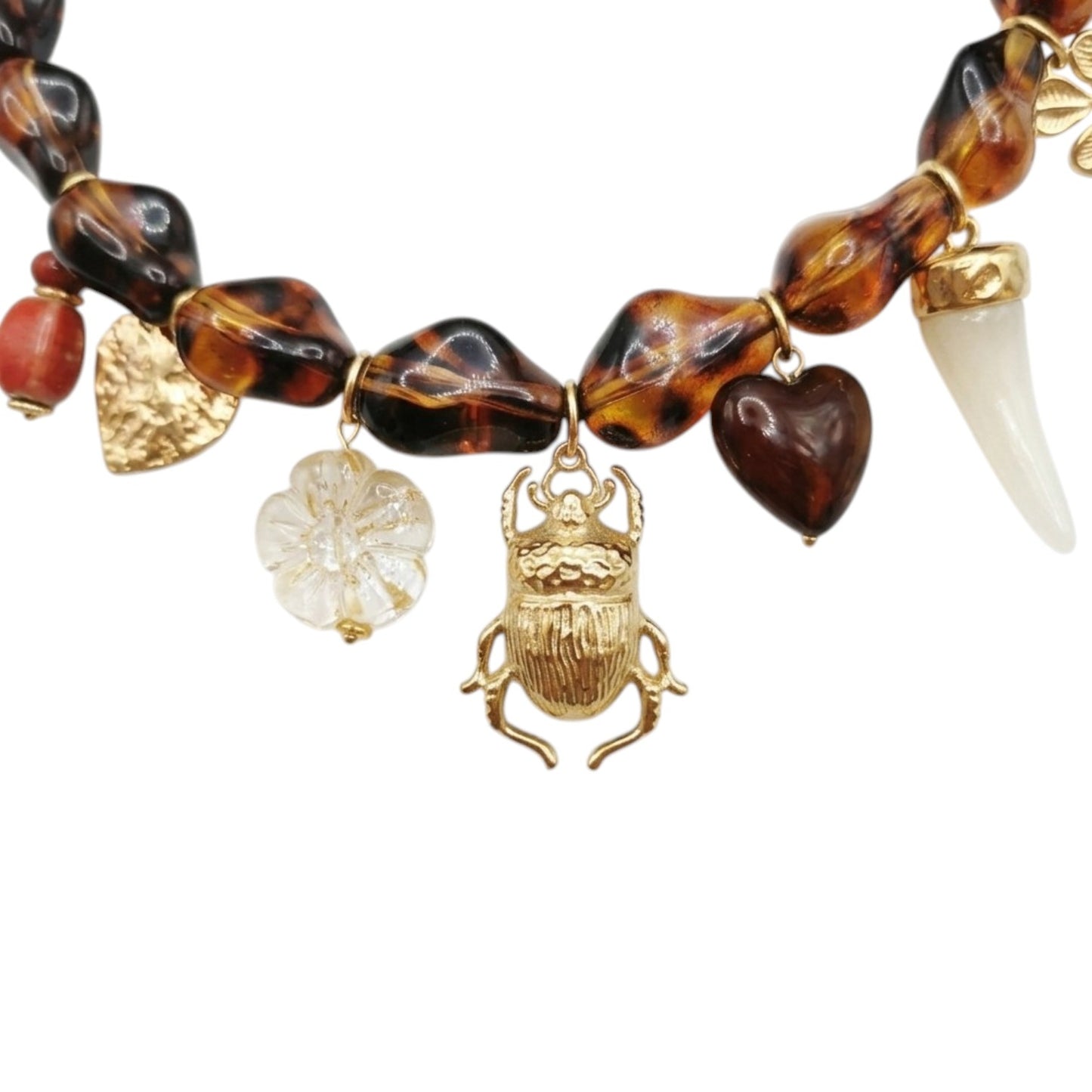 COLLAR CAFÉ ESCARABAJO