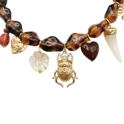 COLLAR CAFÉ ESCARABAJO